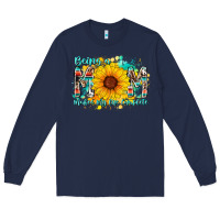 Navy being a mom makes my life complete Long Sleeve Tee - RacoonDesign