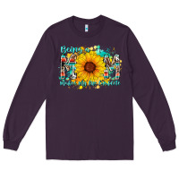 Plum being a mom makes my life complete Long Sleeve Tee - RacoonDesign