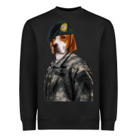 Black Pet Portraits, Custom Pet Portraits, Renaissance Pet Portraits, Custom Heavyweight Sweatshirt - RanaPortraitStore