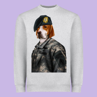 Pet Portraits, Custom Pet Portraits, Renaissance Pet Portraits, Custom Heavyweight Sweatshirt Designed By Ranaportraitstore