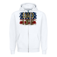 White Dad Life Zipper Hoodie - Jasminsmagicworld