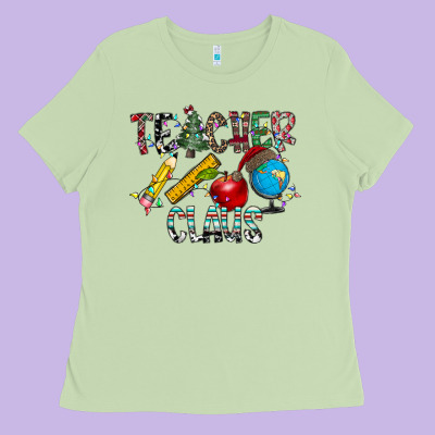 Teacher Calus Ladies Tee Designed By Cowhidedigitalart