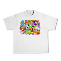 Lunar Rock Spooky Vibes Ghost Urban Heavy Tee - CowhideDigitalArt