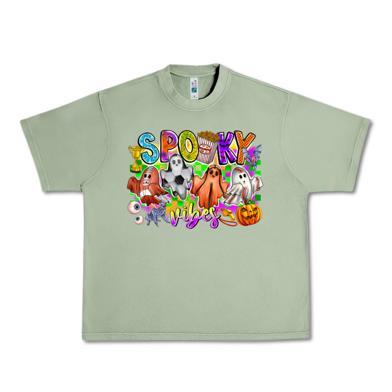 Spooky Vibes Ghost Urban Heavy Tee by CowhideDigitalArt | Teevron