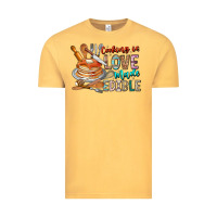 Vintage Mustard cooking is love made edible Vintage Tee - CowhideDigitalArt