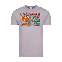Vintage Zinc cooking is love made edible Vintage Tee - CowhideDigitalArt