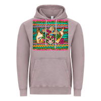 Vintage Zinc mexican tequila skull roses cactus sombrero Vintage Hoodie - Artiststas