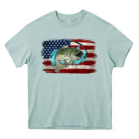 Arona American Flag Fish Heavy Core Tee - Jasminsmagicworld