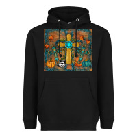 Black fall cross tumbler Heavyweight Hoodie - RanaPortraitStore