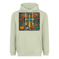 Matcha fall cross tumbler Heavyweight Hoodie - RanaPortraitStore
