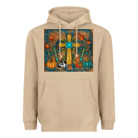 Mushroom fall cross tumbler Heavyweight Hoodie - RanaPortraitStore