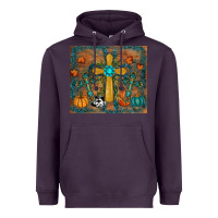 Plum fall cross tumbler Heavyweight Hoodie - RanaPortraitStore