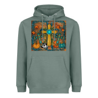 Sage fall cross tumbler Heavyweight Hoodie - RanaPortraitStore