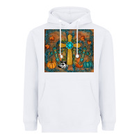White fall cross tumbler Heavyweight Hoodie - RanaPortraitStore