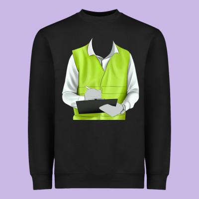 Border Collie Engineer Heavyweight Sweatshirt Designed By Ranaportraitstore