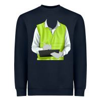 Navy border collie engineer Heavyweight Sweatshirt - RanaPortraitStore