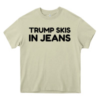 Mossy trump skis in jeans Heavy Core Tee - artisFamous