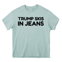 Arona trump skis in jeans Heavy Core Tee - artisFamous