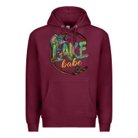 Burgundy lake babe Premium Hoodie - BarkalooDesign