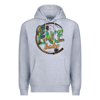 Heather Grey lake babe Premium Hoodie - BarkalooDesign