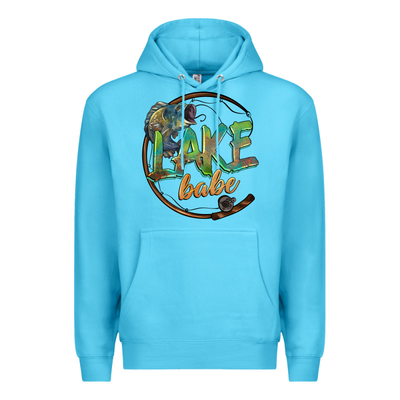 Lake Babe Premium Hoodie by BarkalooDesign | Teevron