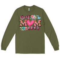 Army Green best mom ever Long Sleeve Tee - RacoonDesign