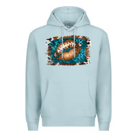Blue Mist Football Lips Premium Hoodie - Jasminsmagicworld