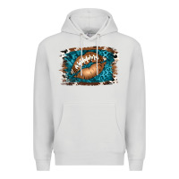 Dove Grey Football Lips Premium Hoodie - Jasminsmagicworld