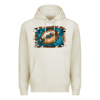 Oatmeal Heather Football Lips Premium Hoodie - Jasminsmagicworld