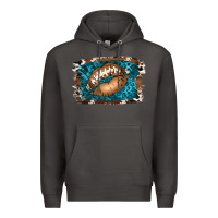 Smoke Football Lips Premium Hoodie - Jasminsmagicworld