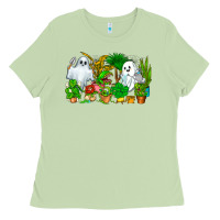 Matcha Spooky Plants Ladies Tee - CowhideDigitalArt