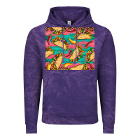 Cloud Purple mexican taco paper glitter leopard wooden Vintage Hoodie - Artiststas
