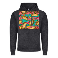 Vintage Black mexican taco paper glitter leopard wooden Vintage Hoodie - Artiststas