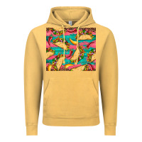 Vintage Mustard mexican taco paper glitter leopard wooden Vintage Hoodie - Artiststas