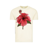 Vintage Arctic Puerto Rican Hibiscus Flower Illustrations Vintage Tee - LillyAllenDesigns