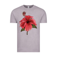 Vintage Zinc Puerto Rican Hibiscus Flower Illustrations Vintage Tee - LillyAllenDesigns