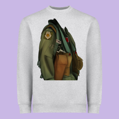 English Pointer Airforce Heavyweight Sweatshirt Designed By Ranaportraitstore