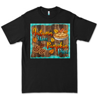 Black autumn skies pumpkin pies tumbler Premium Tee - BundleAndBundleShop