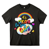Asphalt its okay to say gay pride Heavy Core Tee - FaDigitalArtStudio