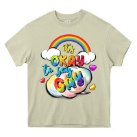 Mossy its okay to say gay pride Heavy Core Tee - FaDigitalArtStudio