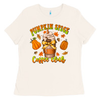 Pumpkin Spice Coffee Club Ladies Tee | Teevron