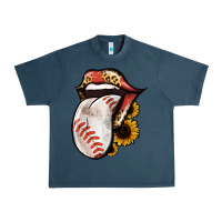 Midnight Navy Baseball Tongue Urban Heavy Tee - Jasminsmagicworld