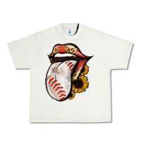 Pistachio Baseball Tongue Urban Heavy Tee - Jasminsmagicworld