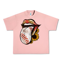 Salmon Baseball Tongue Urban Heavy Tee - Jasminsmagicworld