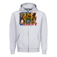 Heather Grey Patriotic Sunflower God Bless America Zipper Hoodie - Jasminsmagicworld