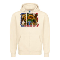 Sandshell Patriotic Sunflower God Bless America Zipper Hoodie - Jasminsmagicworld