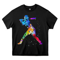 Black girl's softball Heavy Core Tee - artisFamous