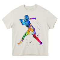 Cream girl's softball Heavy Core Tee - artisFamous