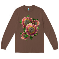 Chestnut 4 crimson blaze sunflower Long Sleeve Tee - LillyAllenDesigns