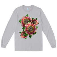 Moon Dust 4 crimson blaze sunflower Long Sleeve Tee - LillyAllenDesigns